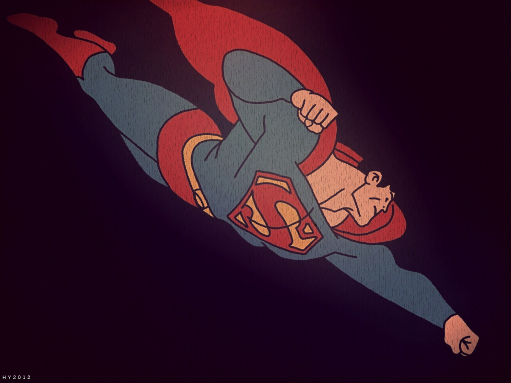 Superman at night